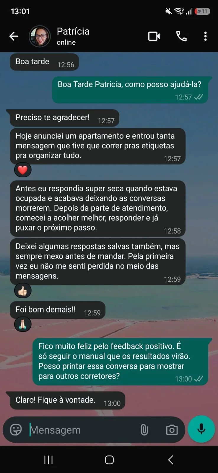Depoimento sobre o Manual Secreto do Corretor Exponencial